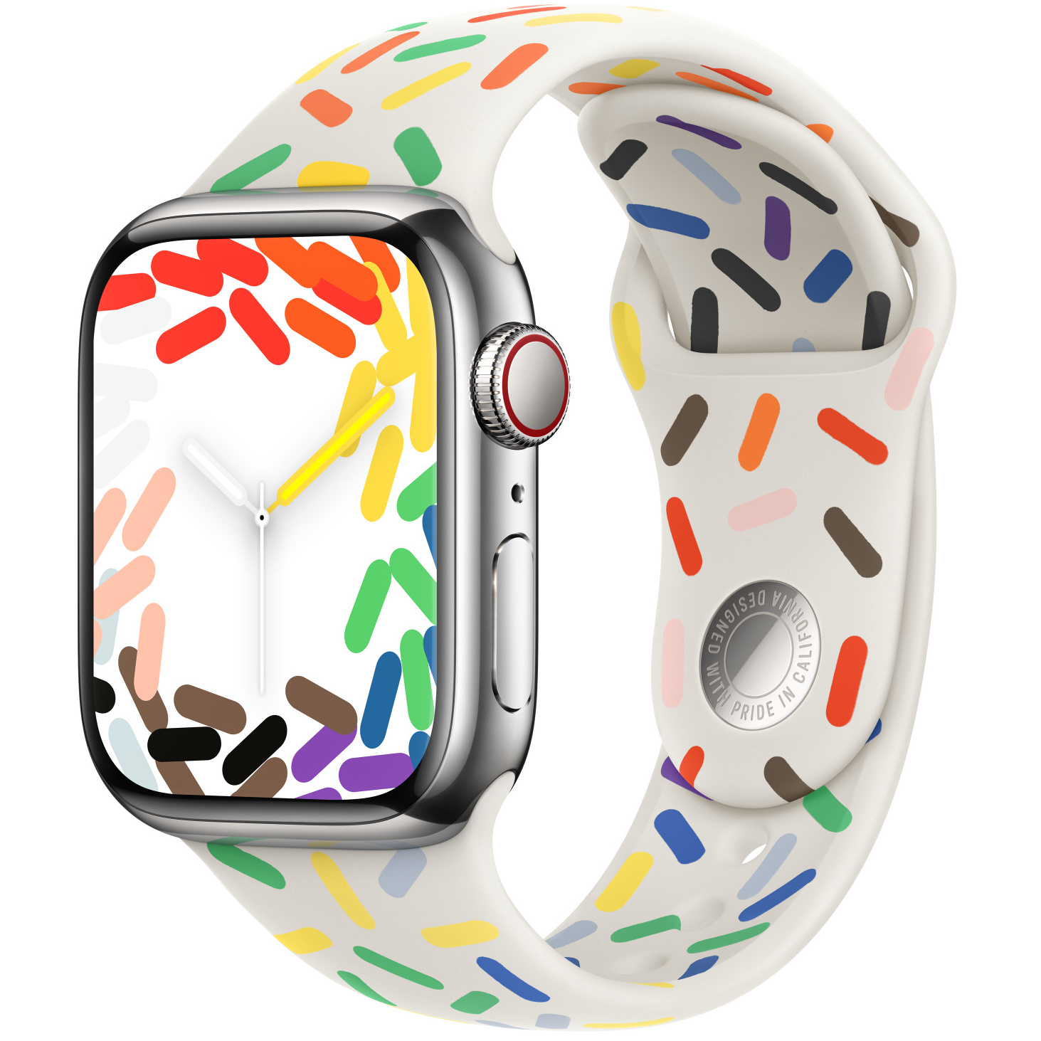 Apple Watch Pride Sport Band - Wit